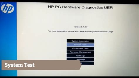 how to hp hard drive test|hp self diagnostic test.